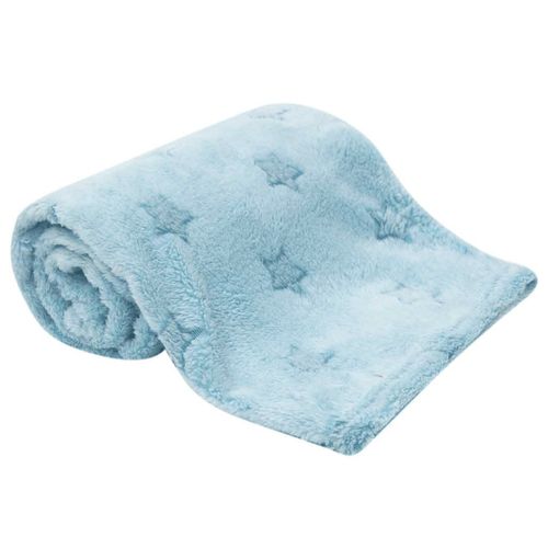 Cobertor Manta Azul Estrelinhas Macio - Buba