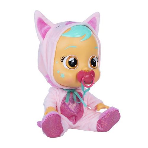 Boneca Crybabies Foxie Com Chupeta e Som de Bebê Multikids