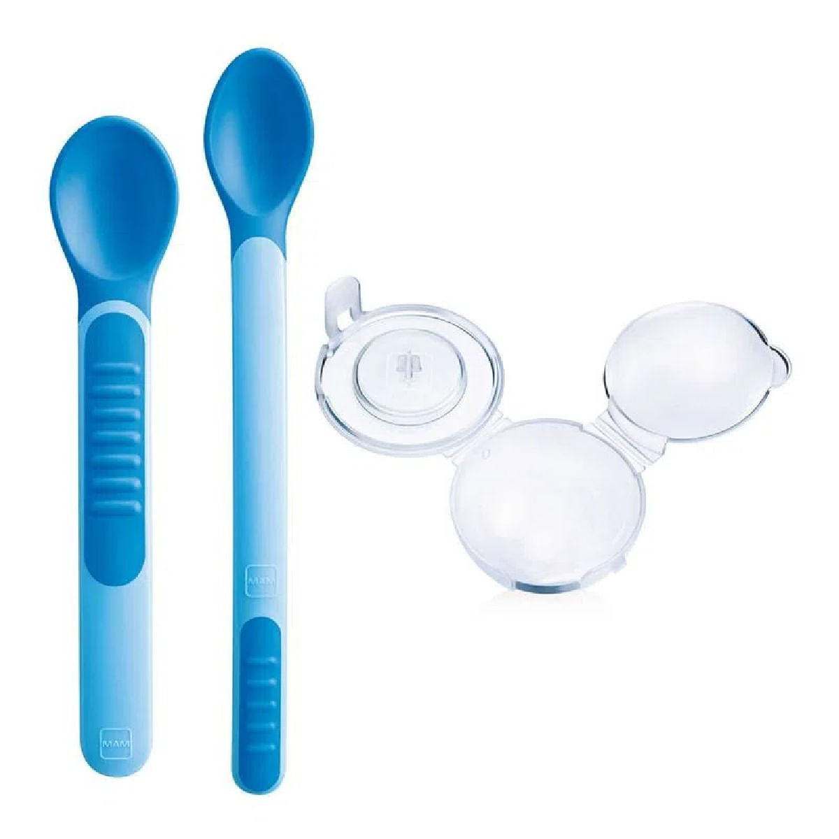 Kit 2 Colheres Infantil Termossensível Colher Bebê Buba Alimentação Menino  Menina