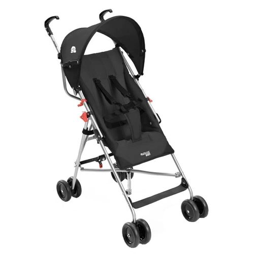 Carrinho Passeio De Bebê Guarda Chuva Venice Preto Multikids