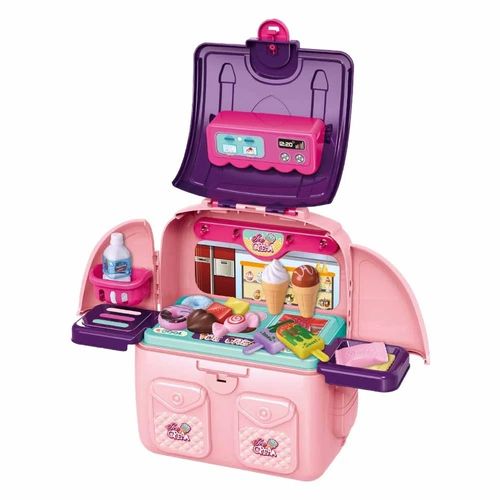Kit Sorveteria Infantil Mochila Brinquedo Workshop Multikids