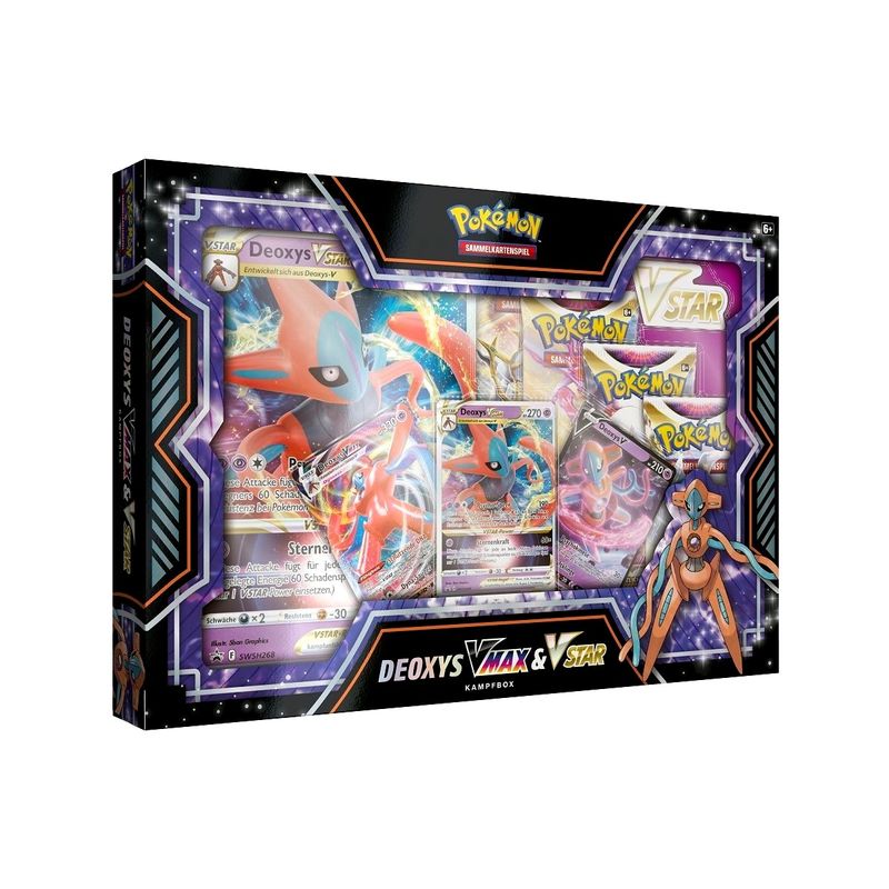 Box Pokémon Coleção de Batalha Deoxys Vmax e V-Astro - Copag