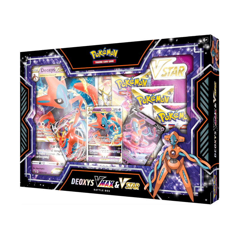 Box Pokémon Coleção de Batalha - Deoxys + Zeraora - VMAX e V-ASTRO