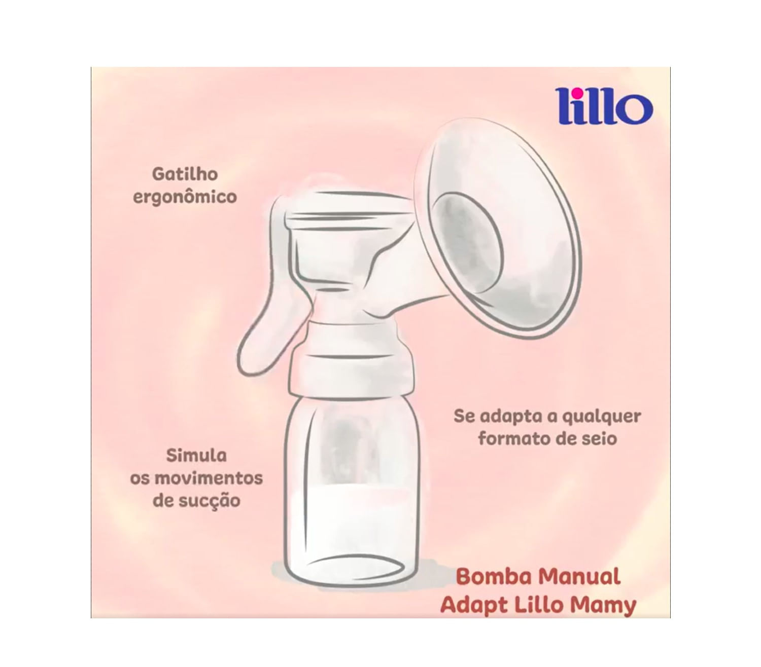 Bomba Extratora de Leite Materno Manual Multikids Com Controle de Sucção -  Amamentação
