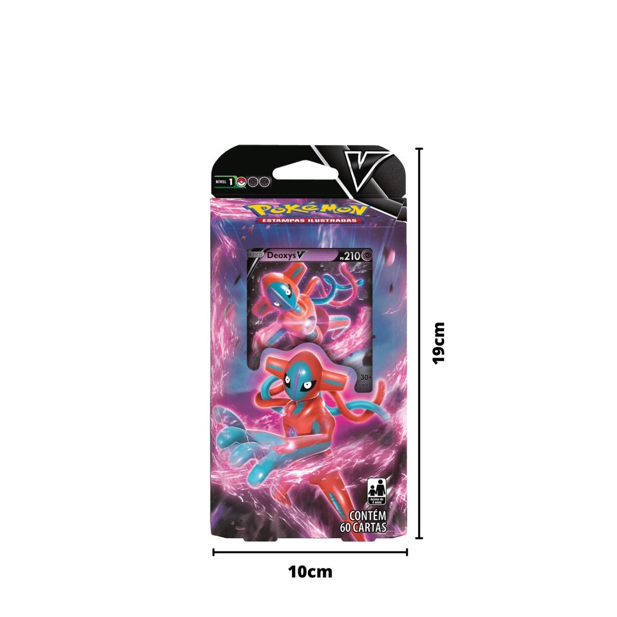 Box Pokémon Deoxys Vmax e V-Astro - Copag