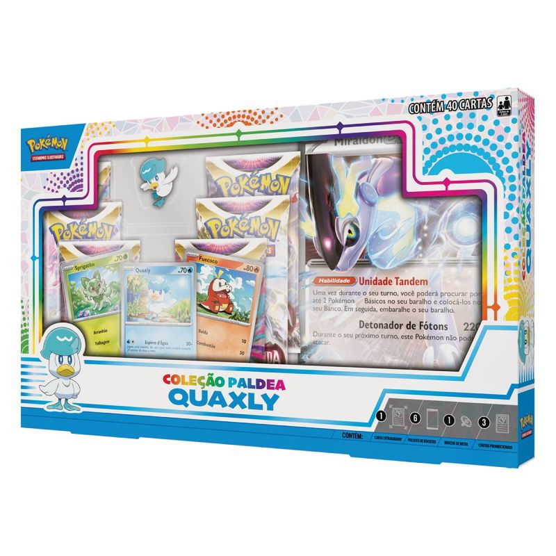 Booster Box Evoluções em Paldea Cartas Pokémon Tcg Copag