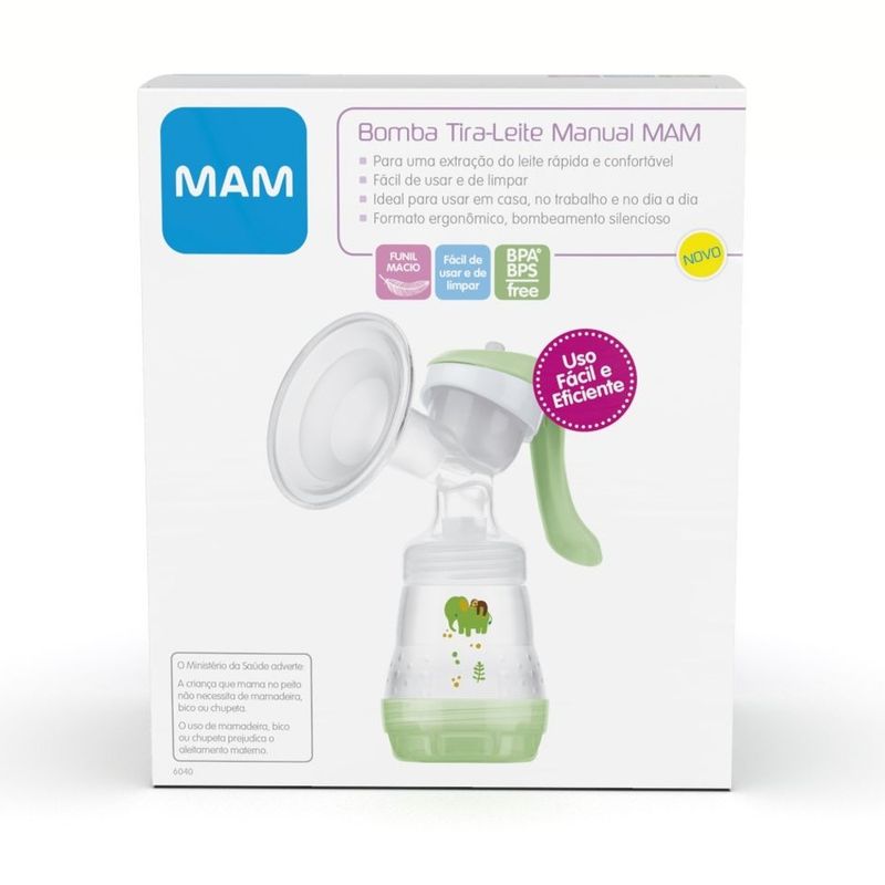 Bomba Extratora Manual de Leite Materno Breast Pump - MAM