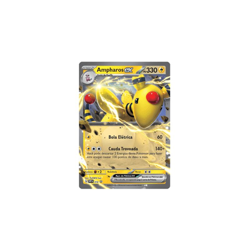Jogo de Cartas Pokemon GO Box Especial Treinadores Valor Copag - Amarelo