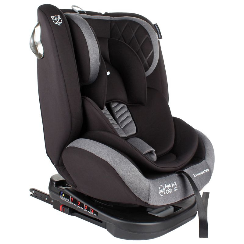 Cadeira de Carro infantil Max360 Isofix 36kgs Maxi Baby (Cinza