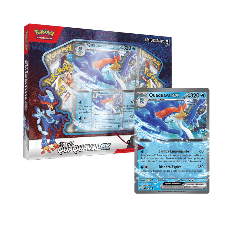 Box Booster Cartas Jogo Evoluções Paldea Pokémon tcg copag