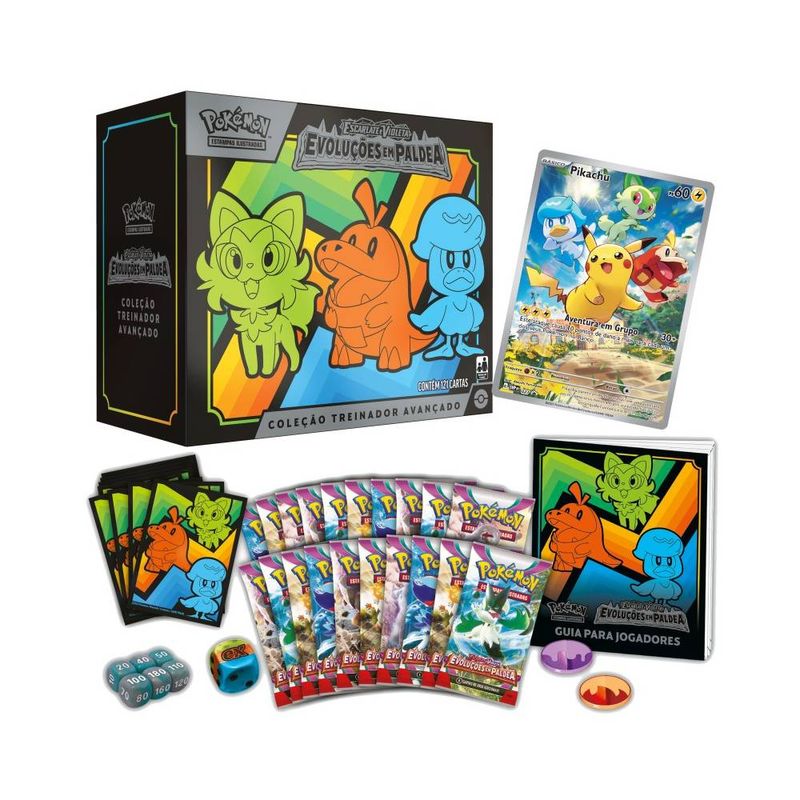 Coleção Treinador Avançado Elite Trainer Box Pokémon GO - Copag