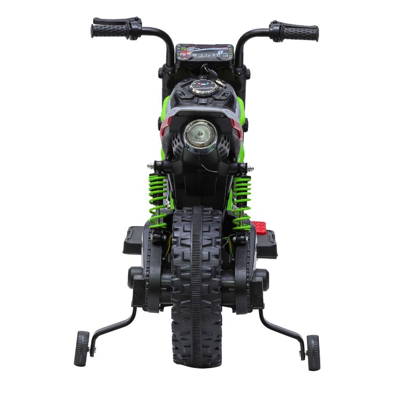 Moto Elétrica Infantil ZS com Rodinhas Verde - Zippy Toys