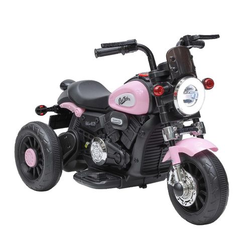 Moto Elétrica Infantil Mini Harley 6v Rosa - Zippy Toys