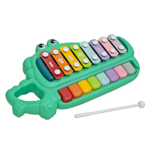 Brinquedo Infantil Xilofone Musical de Jacaré 12m+ Buba