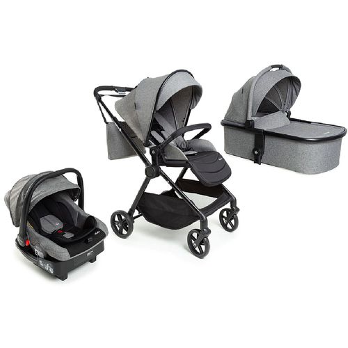 Carrinho c/Bebê Conforto 5 em 1 Magnific TS Cinza Safety 1st