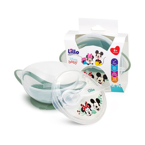 Prato Infantil Bowl Com Colher e Ventosa Disney - Lillo
