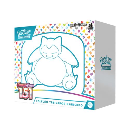 Cartas Pokémon Box Coleção Treinador Avançado Snorlax Copag