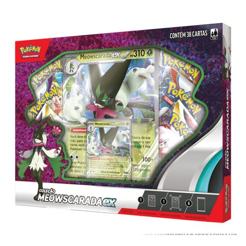 Cartas Pokémon Box Lendas de Paldea Meowscarada - Copag