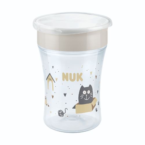 Copo de Treinamento Infantil 360º MagicCup 230ml Cat Dog NUK