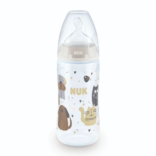 Mamadeira Controle de Temperatura First Choice 300ml Cat NUK
