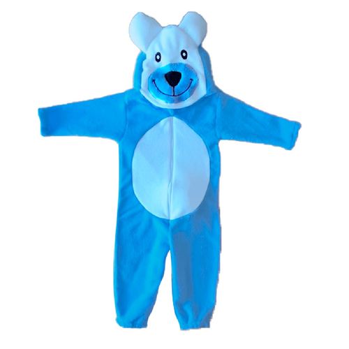 Macacão Pijama Bebê Plush Tamanho 1 ao 3 Urso Hannys Baby