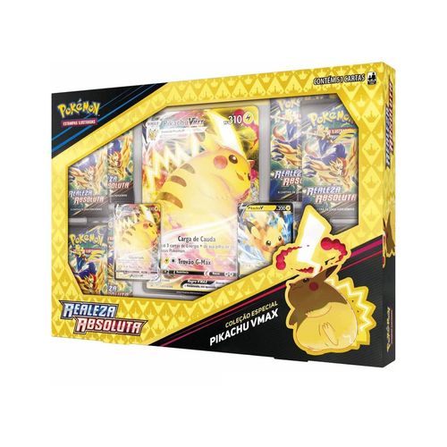 Caixa Box Cards Pokémon Pikachu Vmax 51 Cartas - Copag