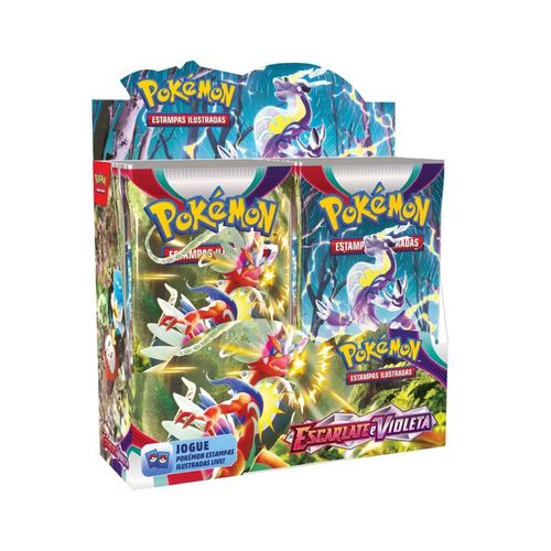 Cartas Pokemon Box Display Escarlate e Violeta - Copag