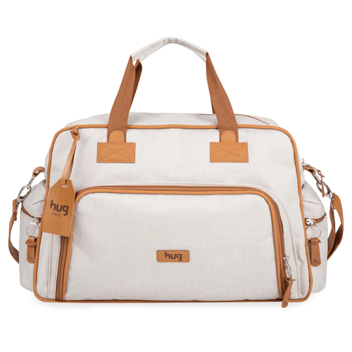 Bolsa Mala Maternidade Bebê Mimosa Grande Bege - Hug