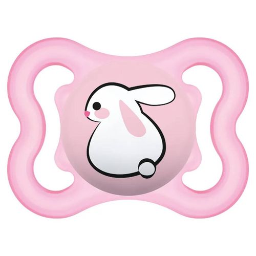Chupeta Supreme Bico de Silicone 0m+ Rosa - MAM