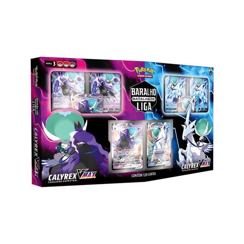Cartas Pokémon Batalha de Liga Calyrex Vmax - Copag