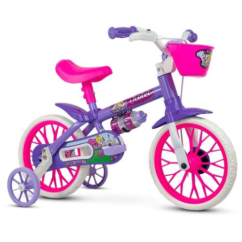 Bicicleta Infantil Com Rodinhas Aro 12 Violet - Nathor