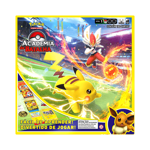 Caixa Box Cards Pokémon GO Academia de Batalha Nível 1 Copag