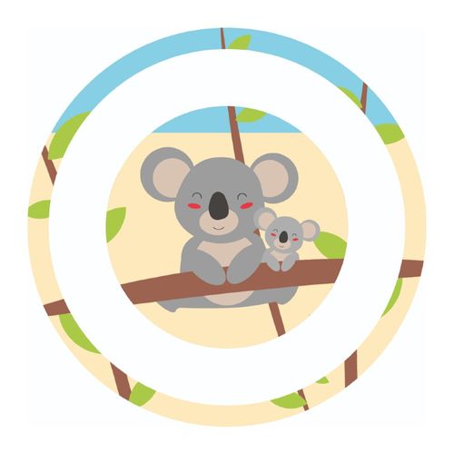 Prato Tigela Infantil De Bambu Coala Eco - Giro Baby