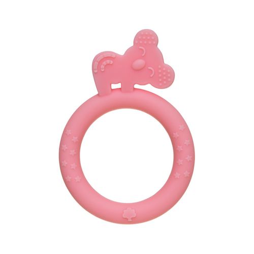 Mordedor Para Bebê de Silicone Pulseira Coala Rosa Giro Baby