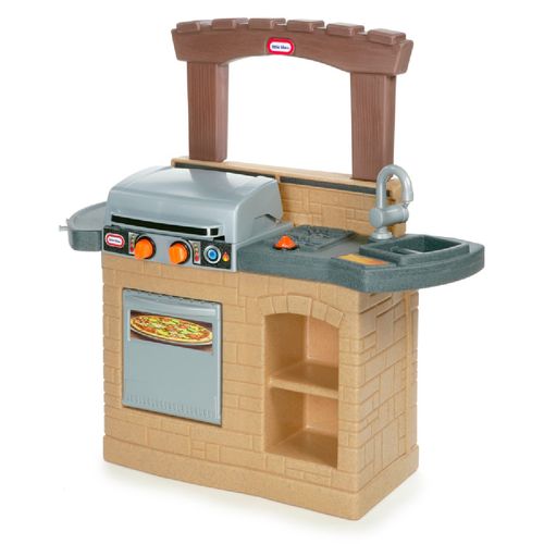 Bancada Cozinha Churrasqueira Infantil Completa Little Tikes