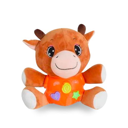 Boneco de Pelúcia Musical e com Luzes Buddy's Cow - Maxibaby