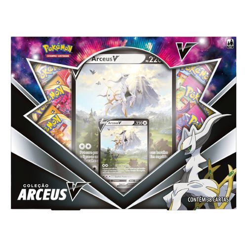 Cartas Pokémon Box Coleção Premium Arceus - Copag