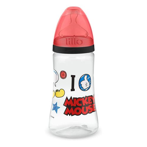 Mamadeira Desing Disney Bico Silicone 300ml Mickey – Lillo