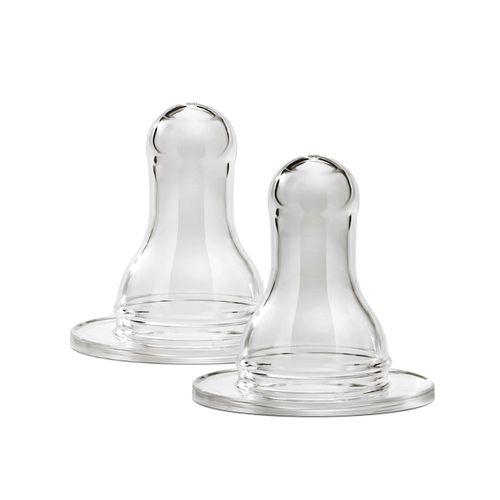 Kit com 2 Bicos de Mamadeira Silicone 0m+ Natuform 2.0 Lillo