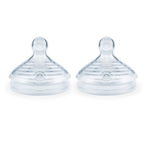 Kit 2 Bicos Para Mamadeira Smart Flow 6m+ Fluxo Médio - NUK