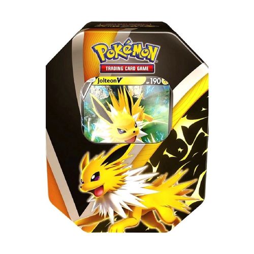 Lata Pokemon Evoluções de Eevee Jolteon V - Copag