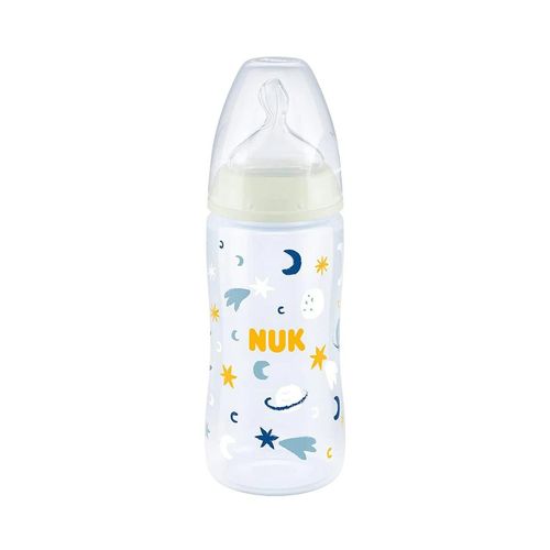 Mamadeira First Choice Brilha No Escuro 300ml Neutra – NUK