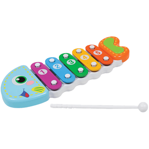 Brinquedo Xilofone Musical Infantil De Peixinho 12m+ Buba