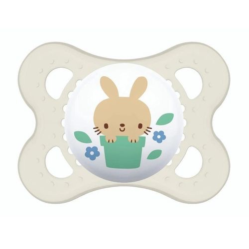 Chupeta Bico de Silicone Garden Original 0-6 Meses Neutro MAM