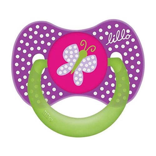 Chupeta Bico de Silicone Funny 0m+ Lilás - Lillo