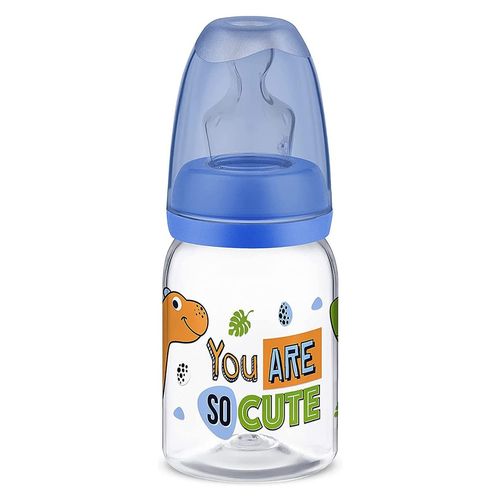 Mamadeira Magia Bico de Silicone 120ml 0m+  Azul – Lillo