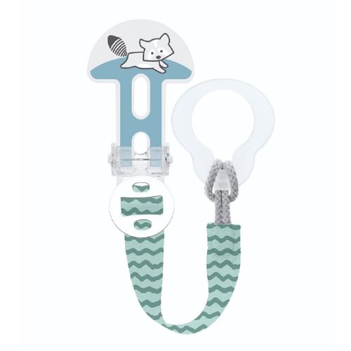 Prendedor de Chupeta Clip It + Protetor de Bico Azul - MAM