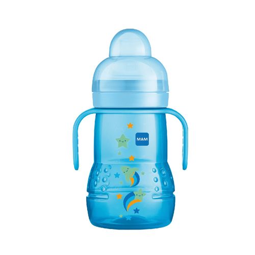 Copo de Transição Infantil Antivazamento 220ml Azul – MAM