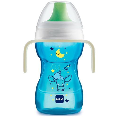 Copo de Transição infantil Fun To Drink  270ml Azul - MAM