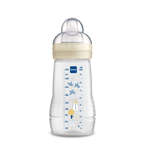 Mamadeira Easy Active Bico 2m+ Neutra 270ml - MAM